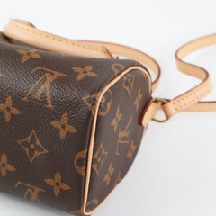Louis Vuitton Nano Speedy Monogram (Older style)