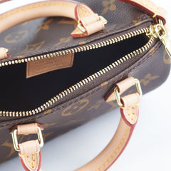 Louis Vuitton Nano Speedy Monogram (Older style)