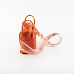 Hermes Mini Lindy Orange - Stamp U (2022)