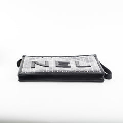 Chanel PVC Black Tweed Clutch