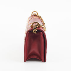 Christian Dior Diorama Burgundy Studded Crossbody Bag