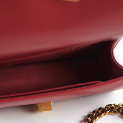 Christian Dior Diorama Burgundy Studded Crossbody Bag