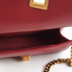 Christian Dior Diorama Burgundy Studded Crossbody Bag