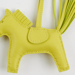Hermes Lime Rodeo PM Charm