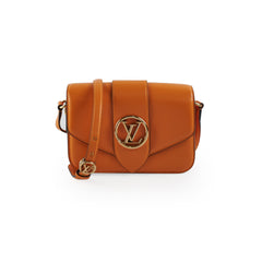 ITEM 33 - Louis Vuitton MM Pont 9 Gold Crossbody Bag