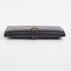 Hermes Bearn Wallet Black Epsom