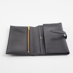 Hermes Bearn Wallet Black Epsom