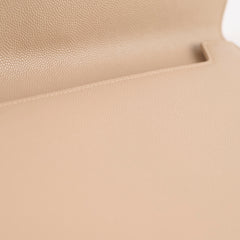 Saint Laurent Uptown Clutch Beige
