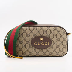 Gucci Canvas Camera Bag GG Supreme