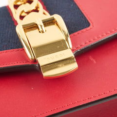 Gucci Supermini Sylvie Bag Red