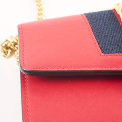 Gucci Supermini Sylvie Bag Red