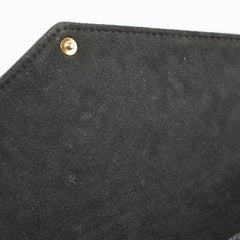 Louis Vuitton Pochette Felicie Monogram Empreinte Leather Black