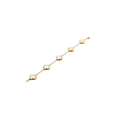 Van Cleef & Arpels VCA 5 Motif Mother of Peaerl Bracelet