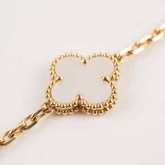 Van Cleef & Arpels VCA 5 Motif Mother of Peaerl Bracelet