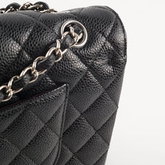 Chanel M/L Classic Flap Caviar Black