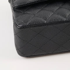 Chanel M/L Classic Flap Caviar Black