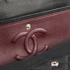Chanel M/L Classic Flap Caviar Black