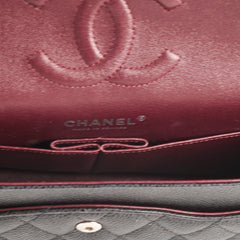 Chanel M/L Classic Flap Caviar Black