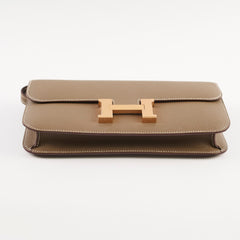 Hermes Constance Elan Epsom RGHW Etoupe W Stamp