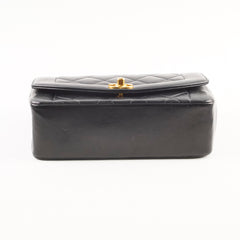 Chanel Vintage Diana Small Lambskin Black