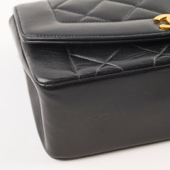 Chanel Vintage Diana Small Lambskin Black