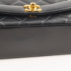 Chanel Vintage Diana Small Lambskin Black