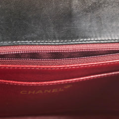 Chanel Vintage Diana Small Lambskin Black