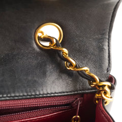 Chanel Vintage Diana Small Lambskin Black