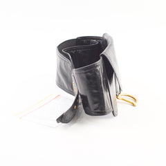 Dior Saddle Corset Belt Pouch Calfskin Black