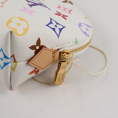 Louis Vuitton x TM Multicolour Cosmetic Pouch PM White
