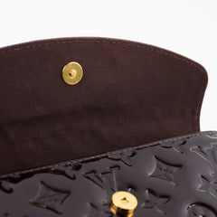 Louis Vuitton Sunset Boulevard Vernis Shoulder Bag Amarante