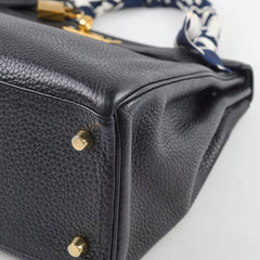 Hermes Kelly 28 Clemence Black - Stamp X