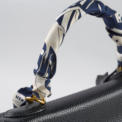 Hermes Kelly 28 Clemence Black - Stamp X