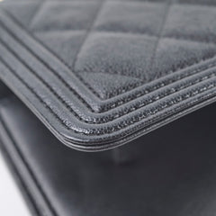 Chanel Boy Wallet On Chain Caviar Black GHW