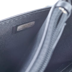 Chanel Boy Wallet On Chain Caviar Black GHW