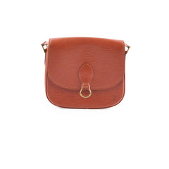 Louis Vuitton Vintage Crossbody Bag Epi Leather Tan Brown