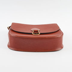 Louis Vuitton Vintage Crossbody Bag Epi Leather Tan Brown