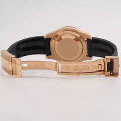 Rolex Yachtmaster 40mm Rose Gold Black Dial