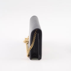 Gucci GG Logo Wallet On Chain Black