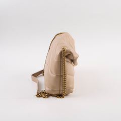 Saint Laurent Lou Puffer Small Beige