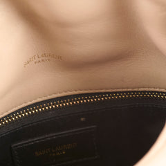 Saint Laurent Lou Puffer Small Beige