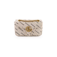 Gucci x Balenciaga Hacker Project Small Marmont Cream