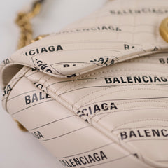 Gucci x Balenciaga Hacker Project Small Marmont Cream