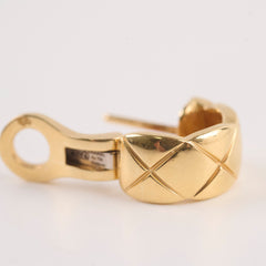 Chanel Coco Crush Earrings Yellow Gold