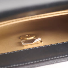 Chanel Mini Coco Handle Shiny Calfskin Black Microchip