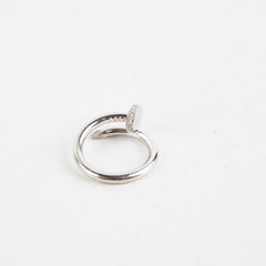 Cartier Juste Un Clou Ring White Gold Diamonds SIZE 52 HOLD BC