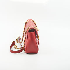 Gucci Small Marmont Red Shoulder Bag