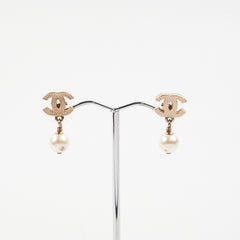 Chanel Drop Pearl Earrings