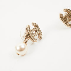 Chanel Drop Pearl Earrings