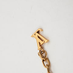Louis Vuitton Crystal Gamble Gold Tone Bracelet